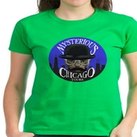 Cafepress - Тайнствена тениска на Чикаго турнета - женска тъмна тениска