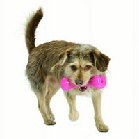 Planet Dog Orbee-Tuff Bone Dog Toy, розово, голям