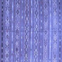 Агли Компания Вътрешен Правоъгълник Ориенталско Синьо Традиционна Зона Килими, 7 '9'