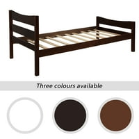 Легло с две платформи, дървена рамка за легло с Табла, Еспресо