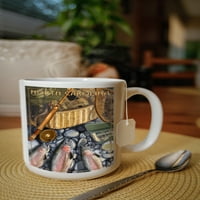 Флорида Оз керамична чаша, Северна Каролина, риболов Натюрморт, съдомиялна машина & микровълнова Сейф