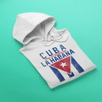 Куба, La Habana Hoodie Men -Image от Shutterstock, мъжки малки