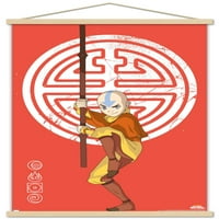 Аватар - Легенди за стенен плакат с дървена магнитна рамка, 22.375 34