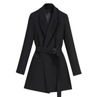 Riforla изискано яке за небрежен костюм за жени Blazers for Women Black XL