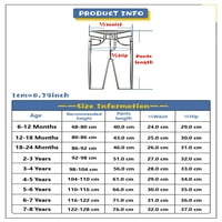 Космическо момиченце момче малко дете d пръстен разкъсан дънкови дънки панталони 12m