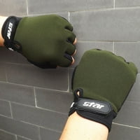 Мъже антикидски велосипеден фитм фитнес спортни ръкавици с половин пръсти, xxl