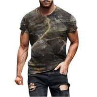 клиос ризи За Мъже клирънс, нова мода ежедневни мъжки тениска Печат Спортни тениска ръкав кръгло врата блузи и ризи