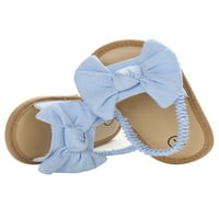 Сандали за бебета обувки неплъзгащи се бебешки принцеса Bowknot сандали Новородени летни обувки
