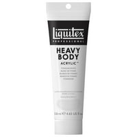 Liquite Professional Teight Body Acrylic Paint 4,65-унция, титан бяло