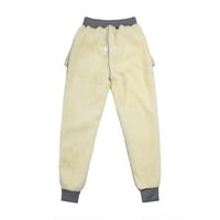 Kali_store широки панталони за панталони за жени за жени, облицовани с джоги с висока талия с висока талия, сиви, xxl
