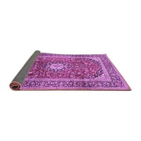Ahgly Company вътрешен правоъгълник медальон лилаво традиционни килими, 5 '8'