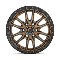 Алуминиев джант на гориво D Rebel 17x9in Matte Bronze с покритие на черно мъниста, D68117908945