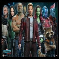 Marvel Cinematic Universe - Guardians of the Galaxy - Плакат за сплашване, 22.375 34