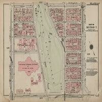 пъзел - карта на Ню Йоркска плоча 127, част от секция г. в. Бромли и Ко