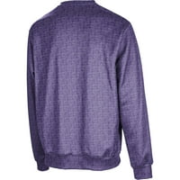 Мъжки лилав лорас колеж duhawks тенис име капка crewneck пуловер суичър