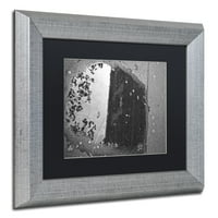 Търговска марка изобразително изкуство фасове сграда отражение платно изкуство от Йейл Гърни, Черен мат, сребърна рамка