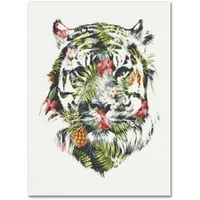 Търговски марки изобразително изкуство 'тропически Тигър' платно изкуство от Робърт Фаркаш