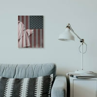 Ступел индустрии американски флаг САЩ Рустик свобода дизайн платно стена изкуство от Даниел Спроул