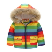 Якета на Gibobby за момичета детски якета деца палто зимно бебе яке момичета качулка отпечатъци от щампи малко дете zipper 4t яке момичета зима