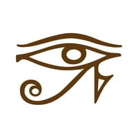 Египетско око на RA стикер Decal Die Cut - самозалепващо винил - устойчив на атмосферни влияния - направен в САЩ - много цветове и размери - Древна египетска митология Кралска власт