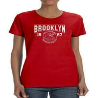 Бруклин ретро тениска на колежа жени -Маг от Shutterstock, женска XX-голяма