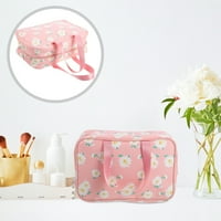 Модел на цветя козметична чанта PU водоустойчив грим торбичка за пътуване с торбичка