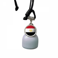 Египет Национален Флаг Футбол Футбол Вятърни Камбанки Звънец Кола Висулка