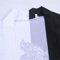 Хута ризи за мъже лято японски пет точки ръкави кимоно мъжки и дамски наметало на джакке топ блуза