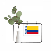 Колумбия Държава Любов метална картина рамка за ваза декор