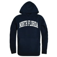 Университет на Северна Флорида Osprey College Hoodie Sweatshirt Navy Medium