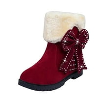 Модни женски обувки дебели зимни снежни ботуши зимни глезени къси ботуши