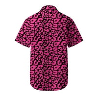 gyujnb дамски ризи ежедневни летни върхове точка отпечатани бутон за ризи за жени свободни v шия ризи с къс ръкав дамски туника върхове блузи за жени облечени ежедневни плажни риза