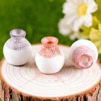 Декор за десктоп смола ваза уста градина домашен занаят аксесоар Diy Miniature Малък декорации за дома