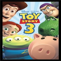 История на играчките на Disney Pixar - Групов стенен плакат, 22.375 34