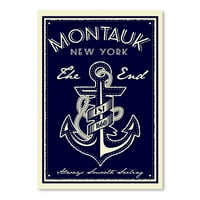 AmericanFlat Montauk Anchor от Matthew Schnepf Poster Art Print