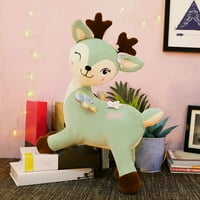 Yoodudes Личност Fawn Plush Toy Sika Deer Plow Child Doll Dolling Gift, коледни подаръци за деца