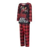 Yilvust Коледна пижама за семейни коледни съвпадения за възрастни деца празнични домашни коледни семейни спални дрехи