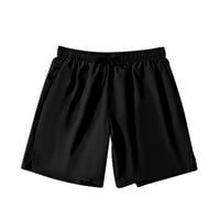 Chueow летни мъжки къси панталони дължина на коляното свободен плаж среден удобни панталони спортни панталони бащи ден подаръци