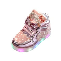 Облечи бебе момче малко дете обувки момиче малко дете бебе модни маратонки звезда Светещи дете ежедневни цветни леки обувки