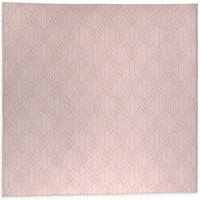 Деко триъгълници розово закрито подложка от Беки Бейли