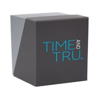 Време и Тру жените кристал акцент Злато тон часовник с текстурирани каишка