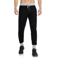 Мъжки потни панталони за продажба на пролетта и есента мъжки джогинг панталони разхлабени панталони панталони панталони спортни панталони, черни, l