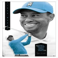 Tiger Woods - Научете се от него с стенен плакат, 22.375 34 рамки