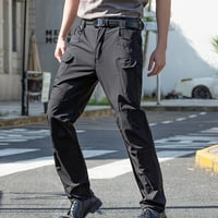 Smihono Men's Assault Pants Multi Pocket Outdoor Sports Pants Cargo Pants Панталони плажни панталони Здрави разтегнати джогинг полезни суитчъни Лятна есенна модни панталони Черно 12