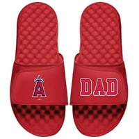 Мъжки Islide Red Los Angeles Angels Татко плъзга сандали