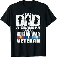 Татко Дядо И Ветеран От Корейската Война Баба И Дядо Подарък Тениска