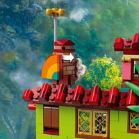 Disney Encanto The Madrigal House Building Kit; Топ подарък за деца, които обичат строителните играчки и домашна игра