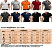 Мъжки Летни Поло Блузи С Къс Ръкав Риза Модерен Открит Основни Ежедневни Тениски