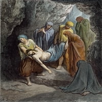 Dor_: Погребението на Исус. Не е разпнат Исус е положен да почива в гроб (Йоан 19: 41