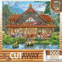 Masterpieces Jigsaw Puzzle - Camping Lodge - 23.5 x34